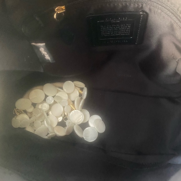 Coach Black Backpack with Gold Accents - Picture 8 of 8